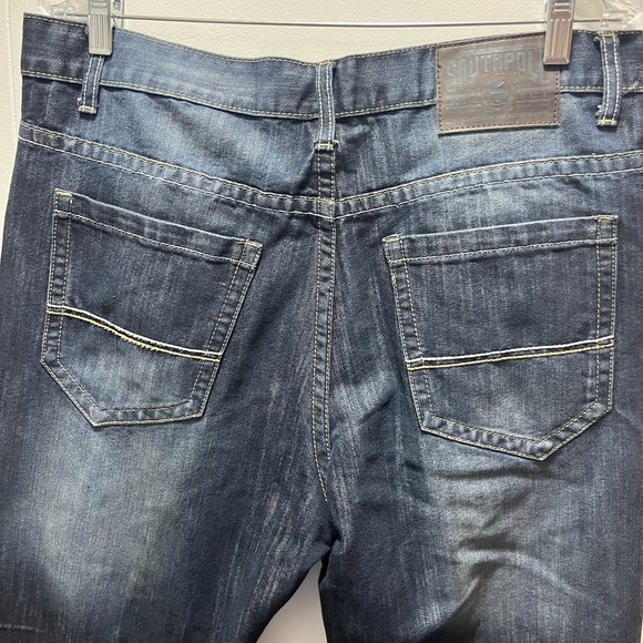 Southpole Jeans Blue‎ Dark Wash Men's Size 36x30 - Picture 6 of 8